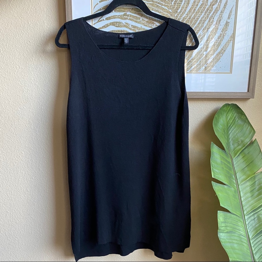 Eileen Fisher Wool Sleeveless Tunic